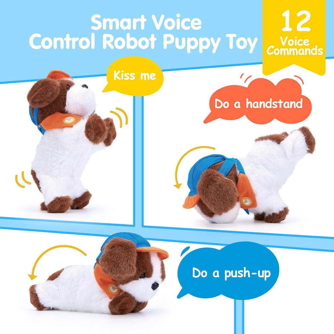 hahaland - Juguete de peluche interactivo realista de