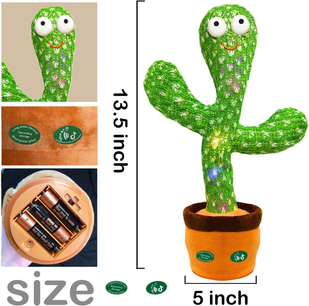 Hunfur Juguete de cactus parlante que imita el baile, regalo divert...