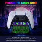 Teclado retroiluminado RGB MoKo para controlador PS5