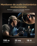 Hollyland Lark MAX 2 Micrófono inalámbrico para iPhone/cámara/Android
