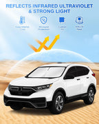 Persianas de ventana para Honda CRV 2017-2022 CR-V 2017-2022, accesorios para parabrisas de ventana lateral y trasera, protección de privacidad para camping, mantiene el vehículo fresco, color negro, 8 unidades