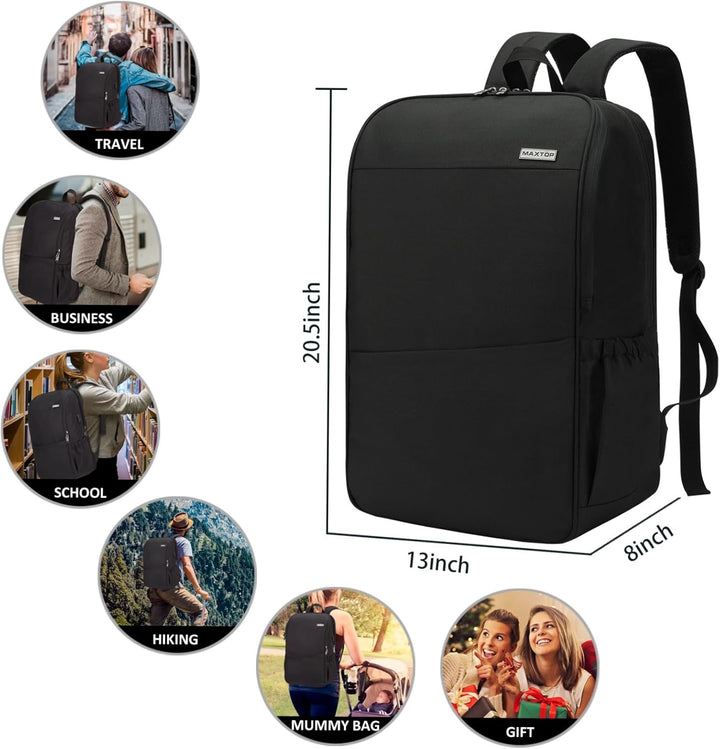 MAXTOP Mochila de viaje para computadora portátil, mochilas de nego...