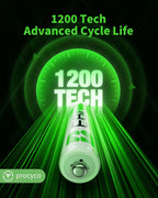 EBL Cargador de baterías AA/AAA, 8 AA 2300mAh y 8 AAA 1100mAh NiMH, 2