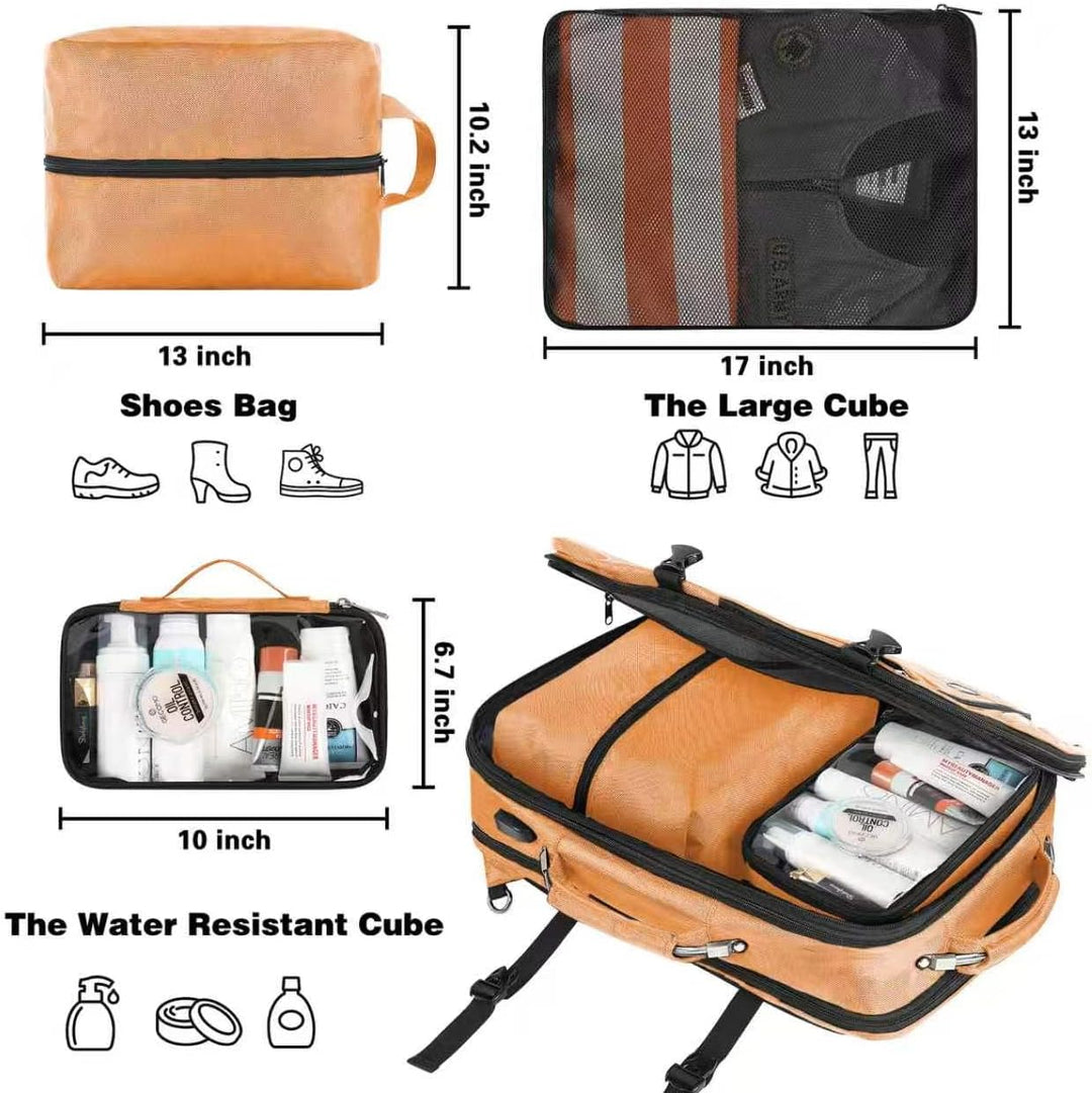 VECKUSON 50L Carry-On Backpack, TSA Approved for Flights, Extra Lar...