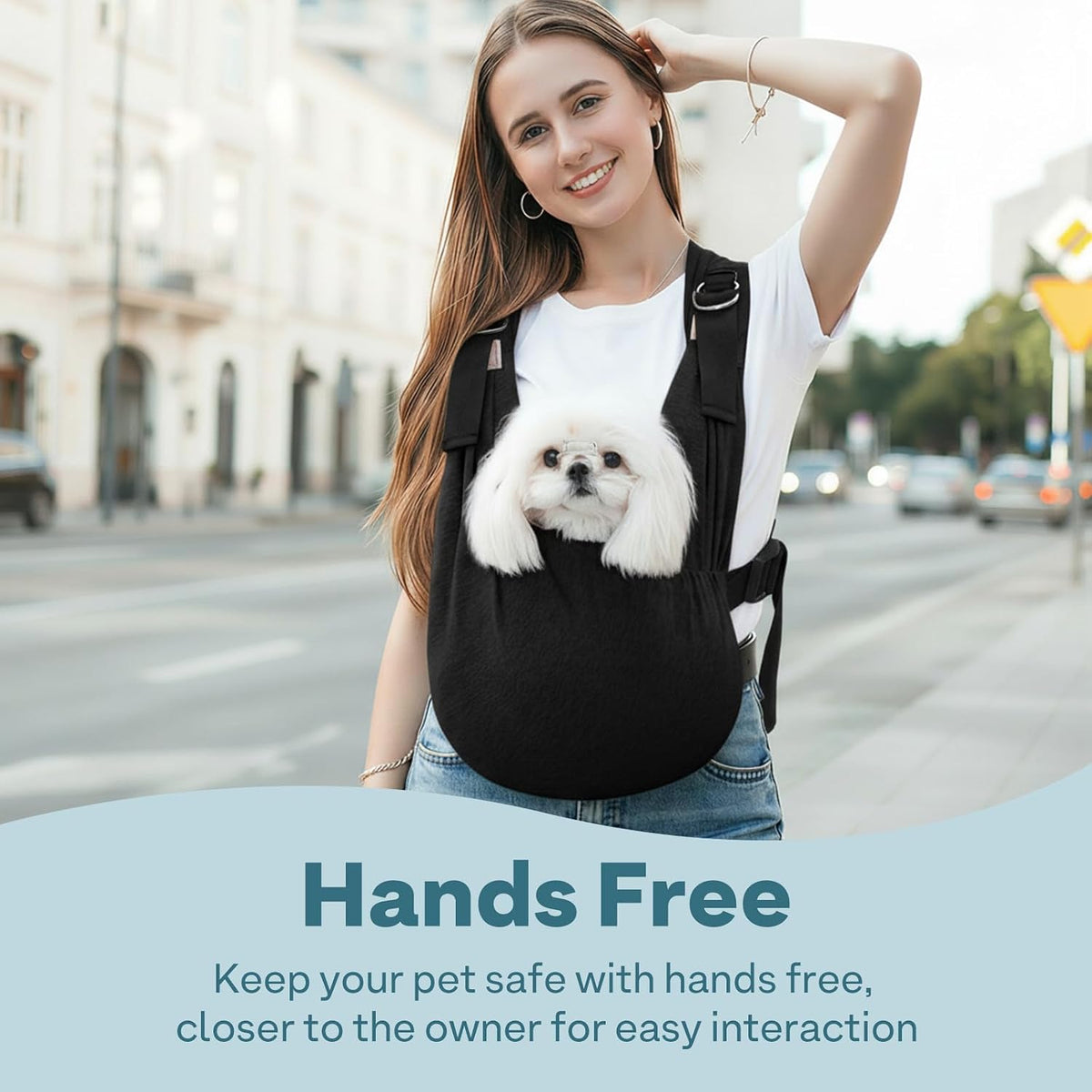 Supet Transportador de perro para mascotas pequeñas, mochila frontal