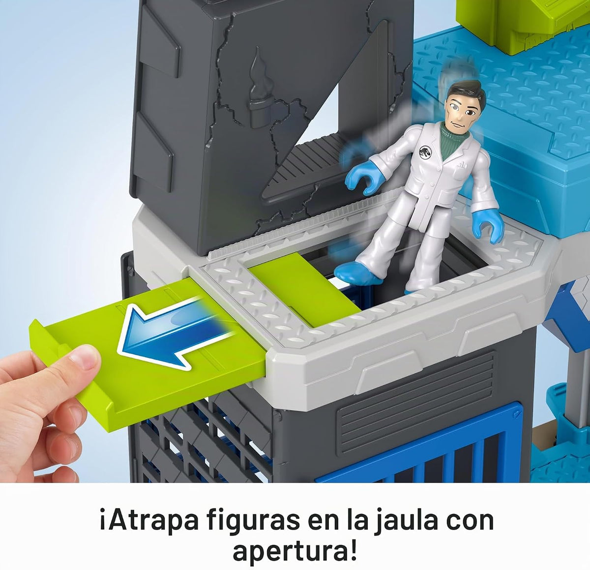 Fisher-Price Imaginext Jurassic World Juguetes de Dinosaurios Scan & Glow Conjunto de Juego de Dinosaurios con Luces y Sonidos para Niños de 3+ Años