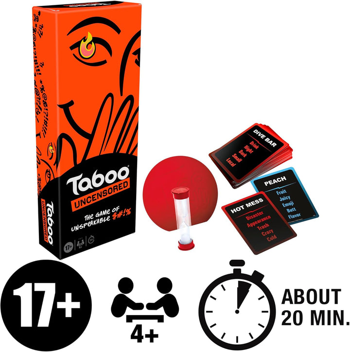 Hasbro Gaming Taboo - Juego de mesa sin censura solo para