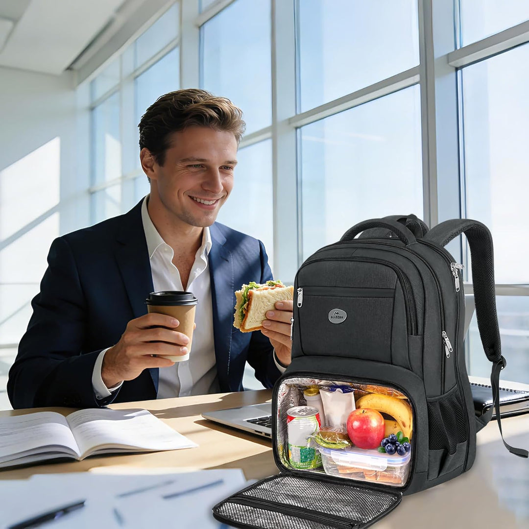 MATEIN Mochila de almuerzo para hombres de trabajo, mochila resiste...