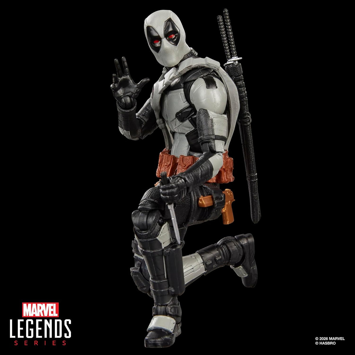 Marvel Figura de acción de Deadpool (arte conceptual) de la serie Legends