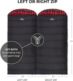 Teton Celsius XXL Sleeping Bag, Bolsas de Dormir para Clima Frío para Adultos y Niños, Acampar Fácil y Abrigado. Incluye Sacó de Compresión