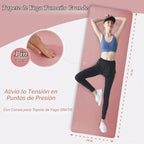 BalanceFrom All Purpose 1-Inch Extra Thick High Density Anti-Tear Exercise Yoga Mat con Carrying Strap, Multiple Colors