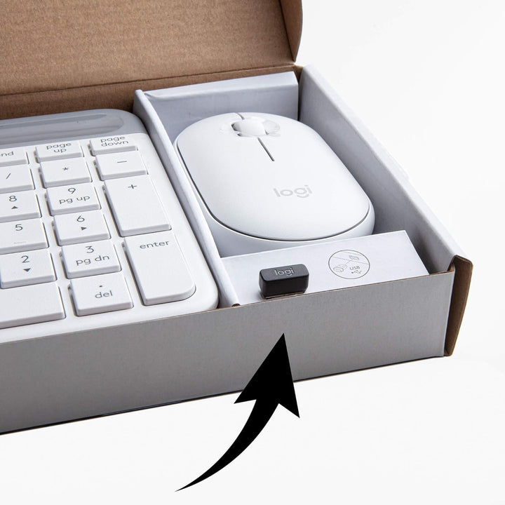 Logitech MK470 - Teclado [versión en inglés] y mouse inalámbricos d...