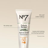 No7 Future Renew Defense Shield - Hidratante facial sin aceite y pr...