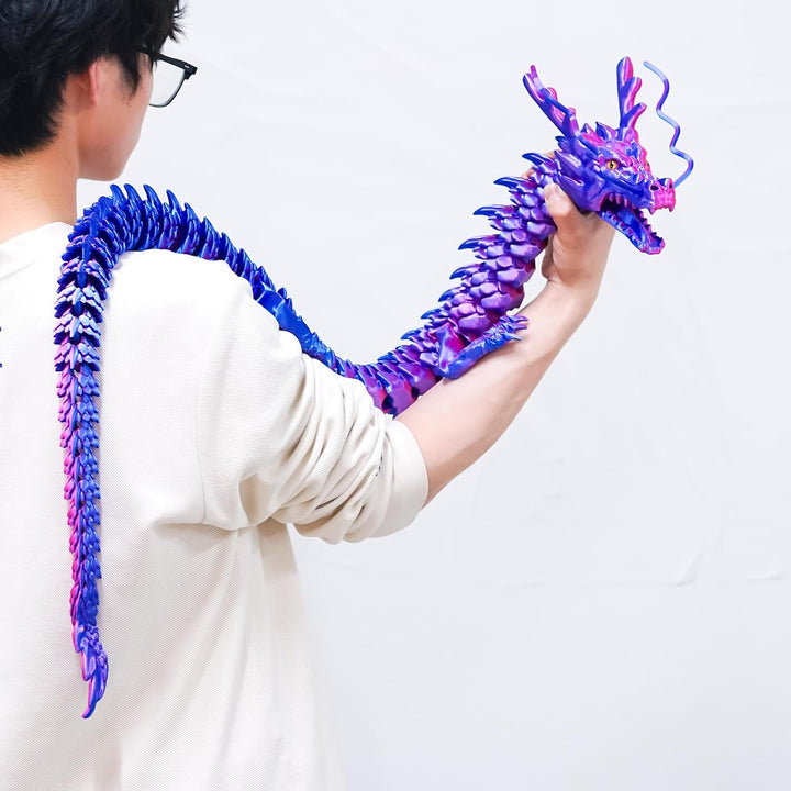 Modelos de dragón impresos en 3D súper grandes de 47.3 pulgadas, fi...