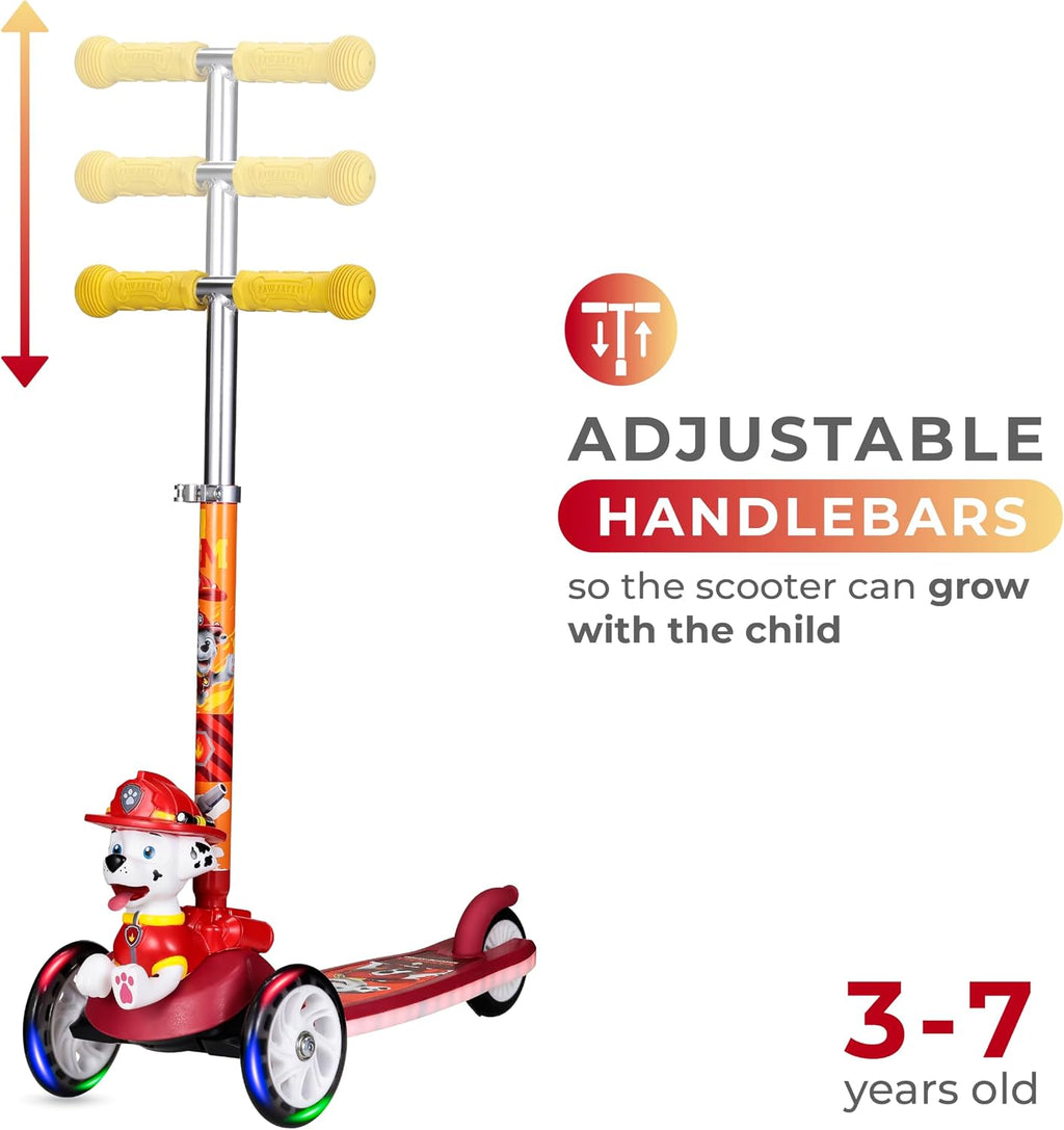 Kick Scooter para Kids, 3 Wheel Self Balancing, Light Up LED Wheels