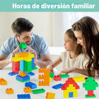Bloques de construcción para niños pequeños de 3 a 5 años, incluyendo autos de dinosaurios, juego de ladrillos de construcción clásicos grandes de 116 piezas, juguetes educativos para niños y niñas de todas las edades, compatible con todas las principales