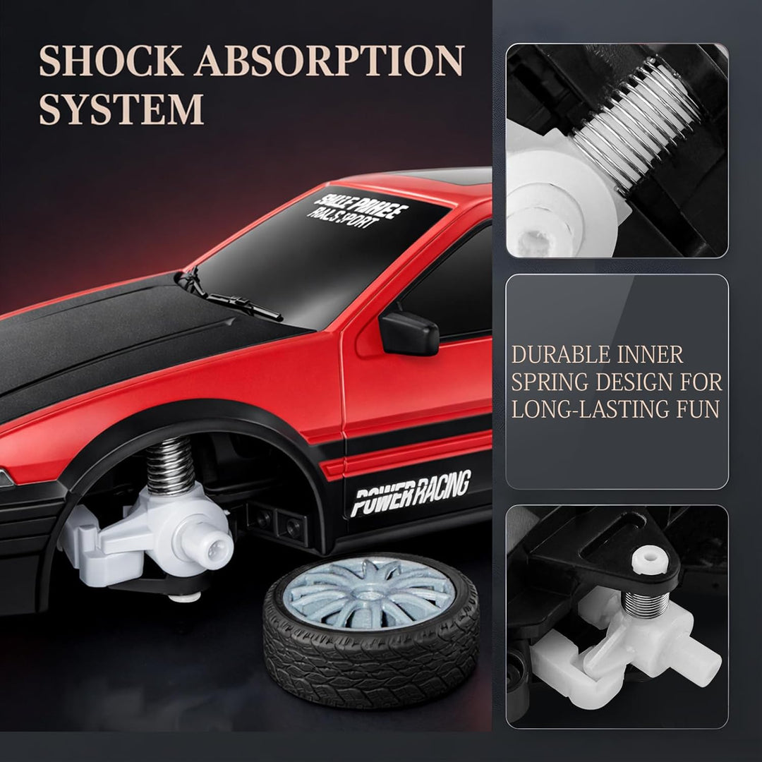 Auto a control remoto RC Drift 2.4GHz escala 1:24 4WD 15KM\/H Model...