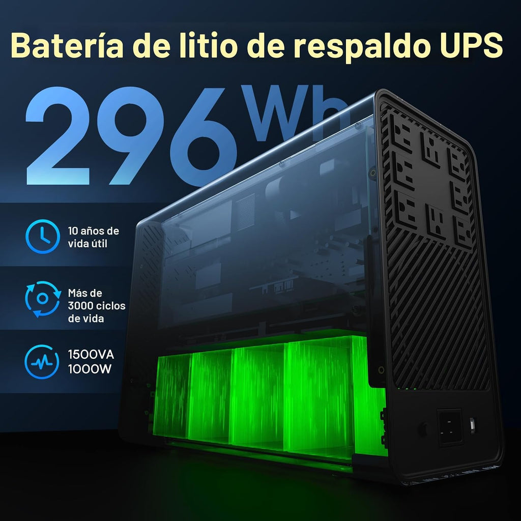 GOLDENMATE Batería de reserva y protector contra sobretensiones de batería