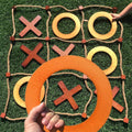 SWOOC Juegos – Juego de Tic Tac Toe gigante prémium para exteriores (todo tipo de clima) | 3 pies x 3 pies | Configuración instantánea, sin montaje | Juegos gigantes al aire libre para adultos y