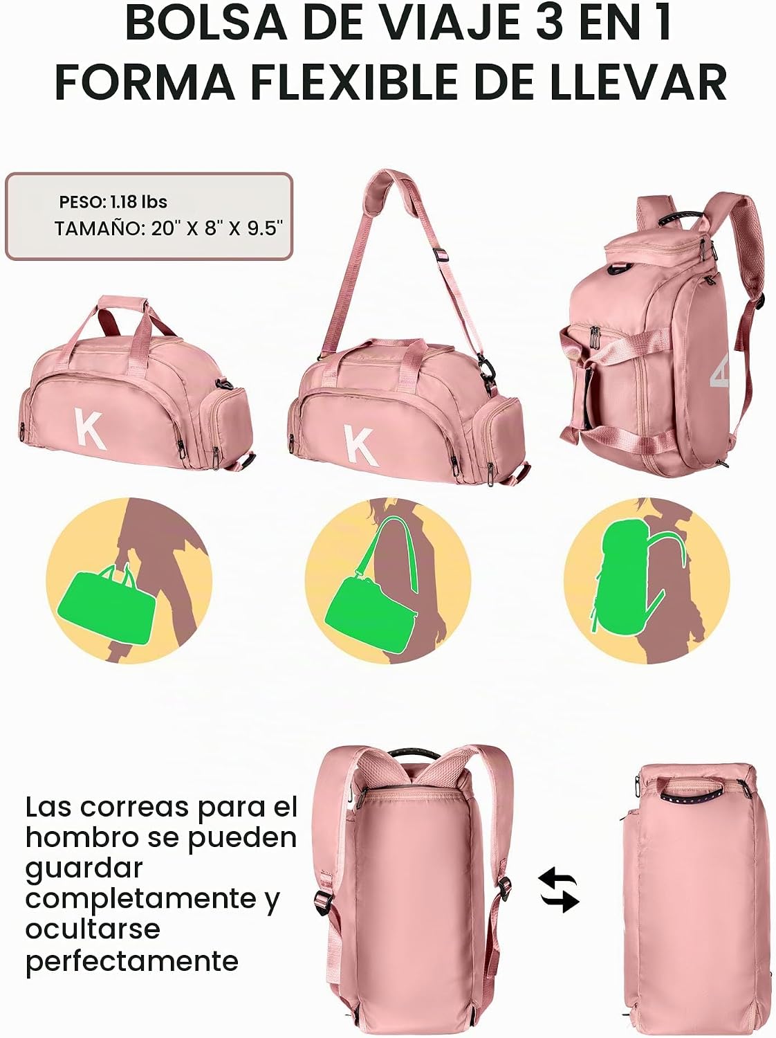 Regalo de cumpleaños para niñas adolescentes, bolsa de gimnasio