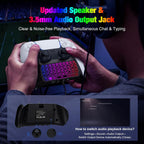 Teclado retroiluminado RGB MoKo para controlador PS5