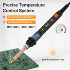 Kit de soldador 80W LED pistola de soldadura con fundente para reparación