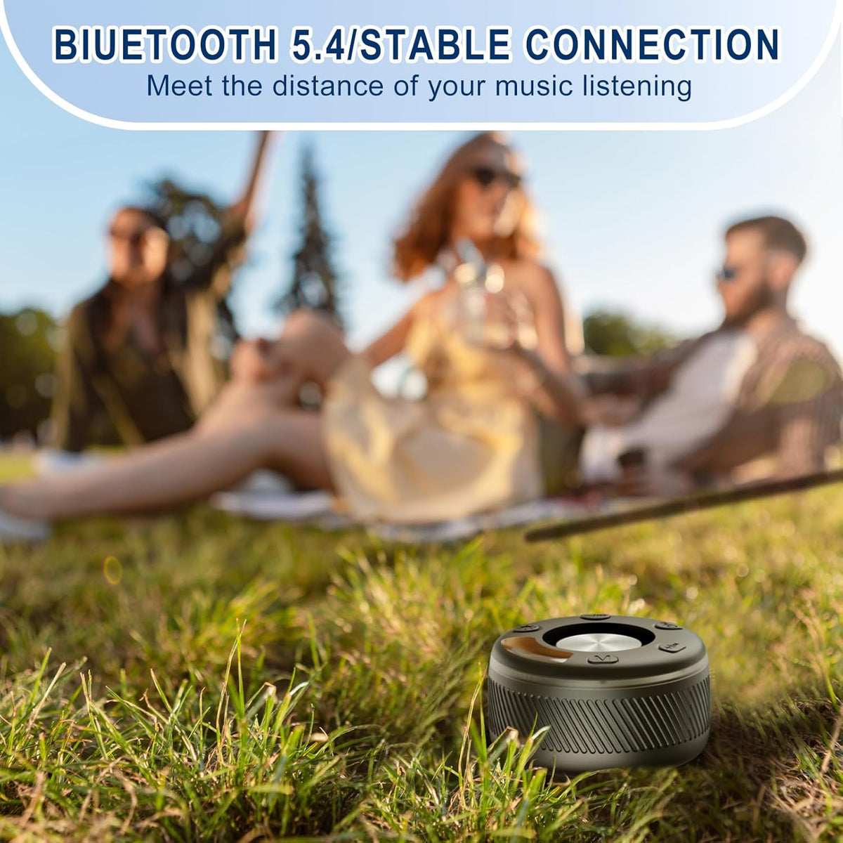 Altavoz de ducha Bluetooth IP7 impermeable altavoces portátiles HD sonido