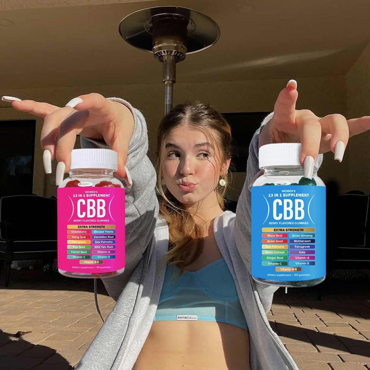 Curvy Body Bears CBB - Paquete combinado de gomitas multivitamínica...