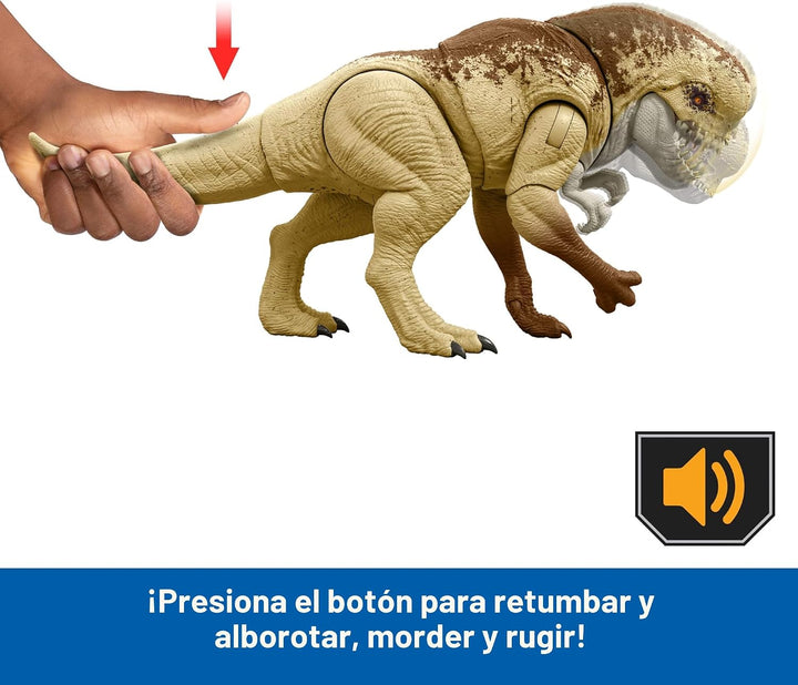 Mattel Jurassic World Rebirth Distortus Rex Rumble N Rampage Figura...