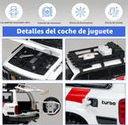 Autos de juguete para niños, autos de fundición a escala 1:24, compatible con Land Cruiser LC80, modelo de automóvil coleccionable, auto de juguete con retroceso con luces y sonidos, autos de