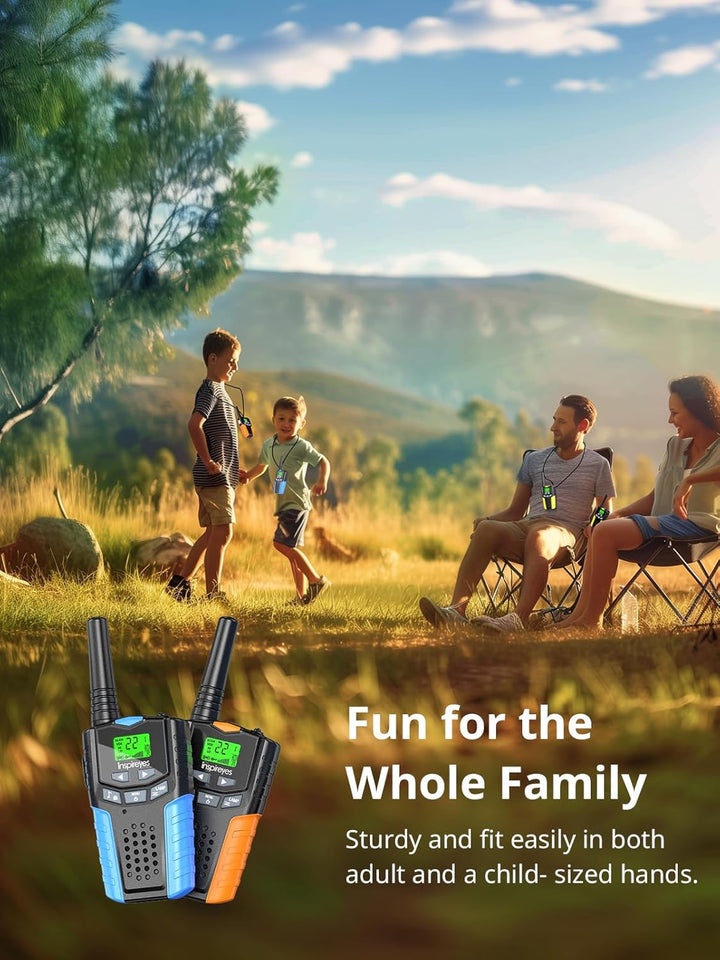 Inspireyes Walkie Talkies para niños recargables, rellenos de cesta...
