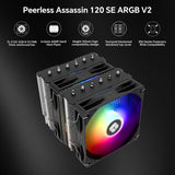 Thermalright Peerless Assassin 120 SE ARGB V2 Enfriador de CPU, ven...
