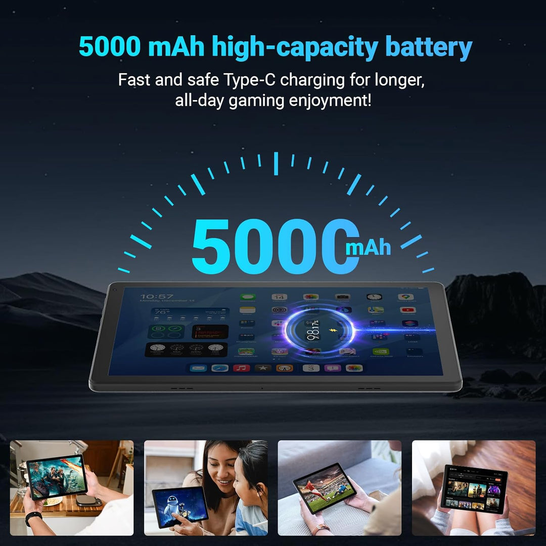Tablet Android 15 de 10 pulgadas, 16 GB de RAM 32 GB ROM 1 TB expan...