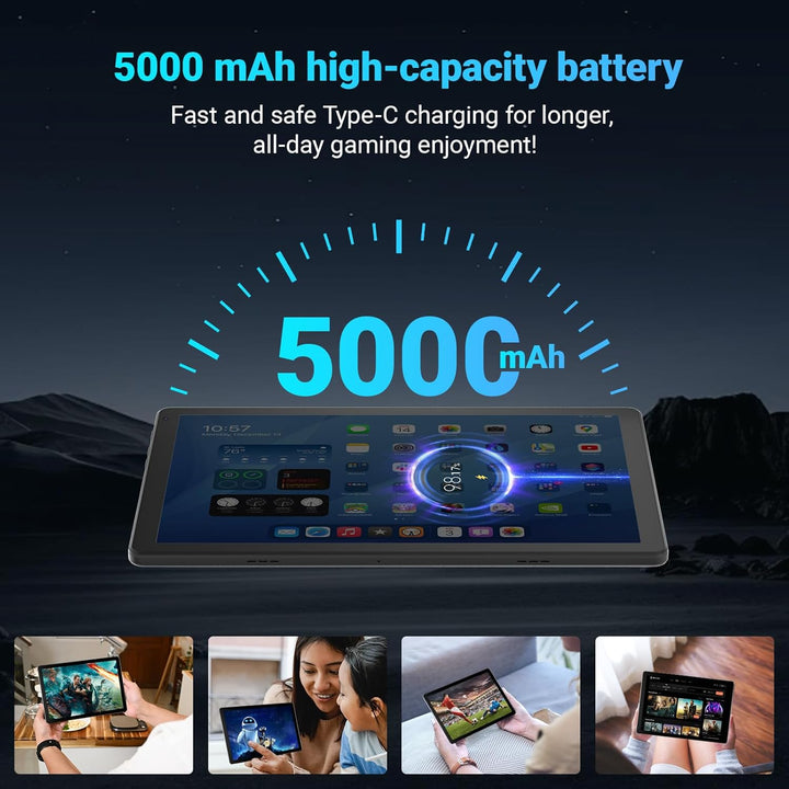 Tablet Android 15 de 10 pulgadas, 16 GB de RAM 32 GB ROM 1 TB expan...