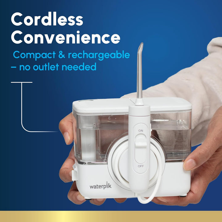 Waterpik ION - Irrigador dental profesional, recargable y portátil...