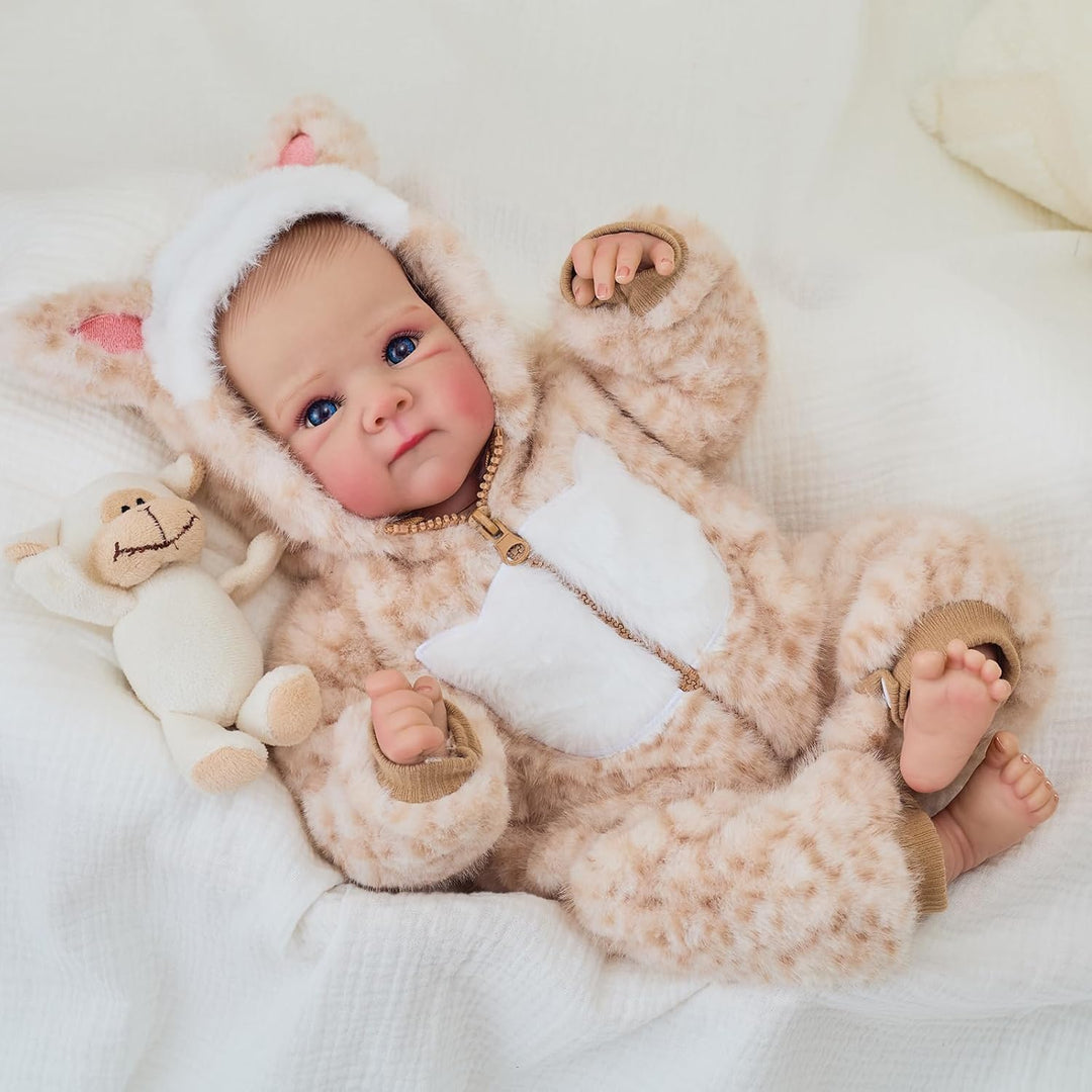 FOCKOF Muñecas realistas de bebé Reborn de 18 pulgadas, muñeca de b...