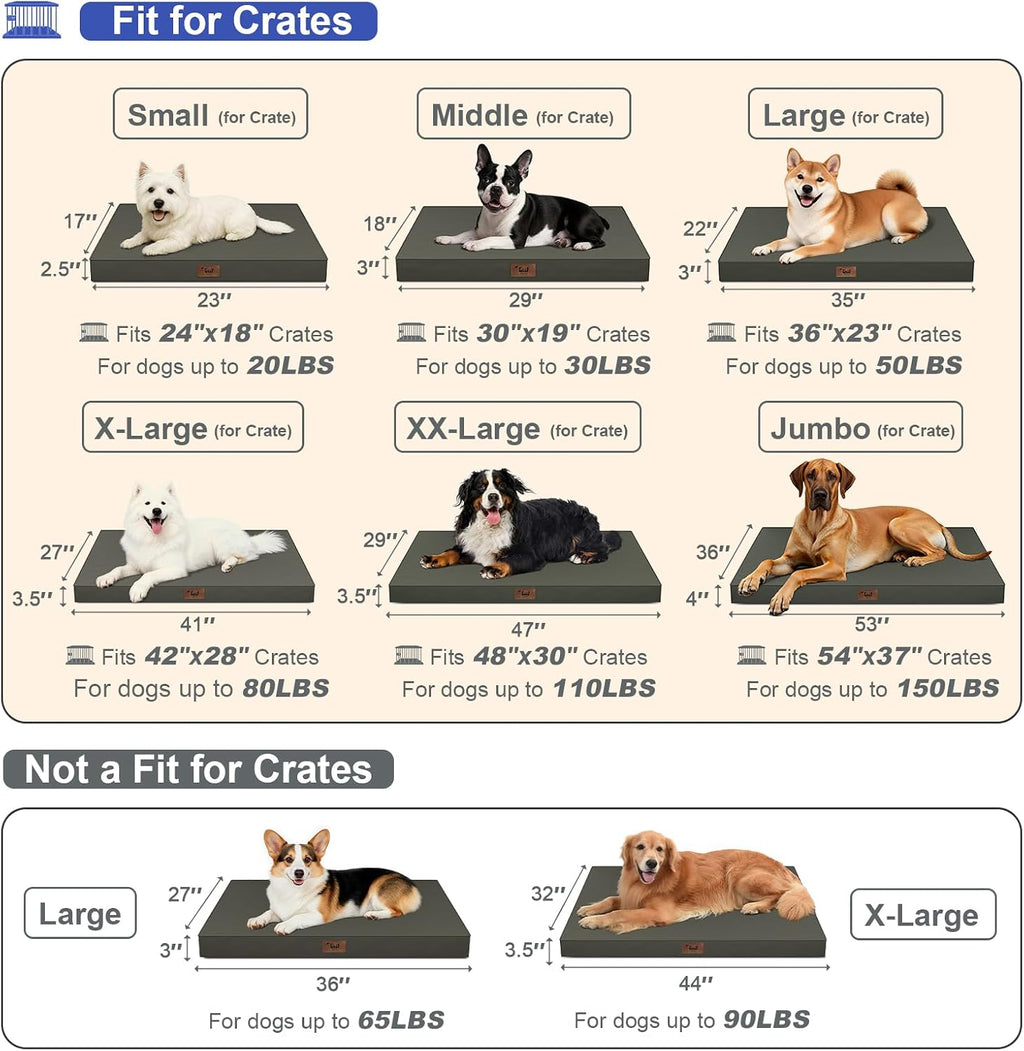 Cama ortopédica impermeable para perros al aire libre XL para