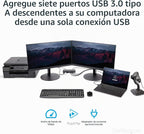 StarTech.com, ST7300USB3B, hub USB 3.0 de 7 puertos, alimentado