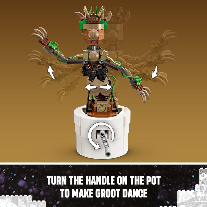 LEGO Marvel Dancing Groot Guardianes de la Galaxia regalo