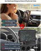 Soporte de coche para iPad con ranura para CD – Brazo de metal duradero, soporte ajustable de movimiento completo para tablet, coche, camión, SUV, soporte resistente para reproductor de CD