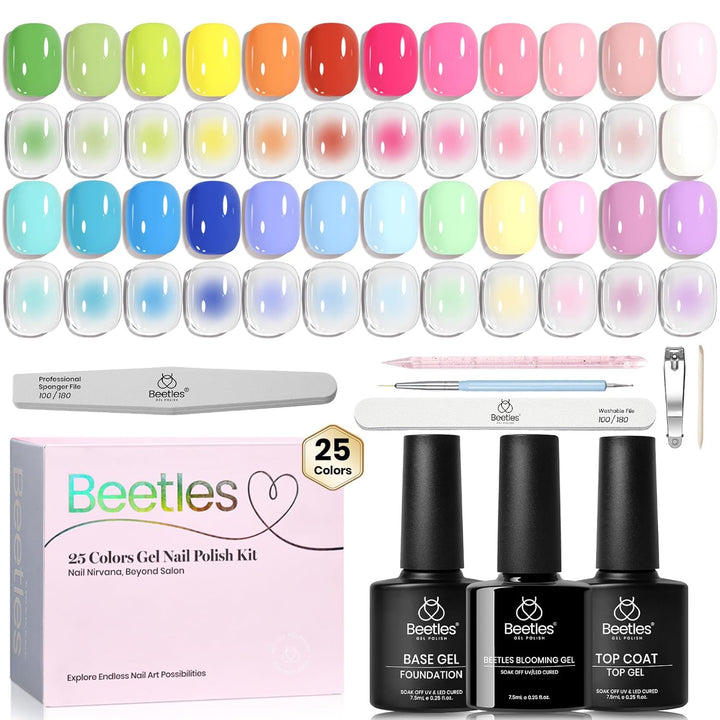 Beetles - Juego de esmaltes de gel primaverales, colección Blooming...