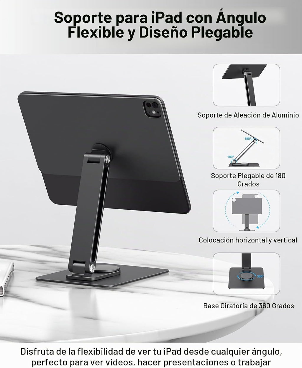 Hub de soporte magnético para iPad Pro de 13 pulgadas, estación de