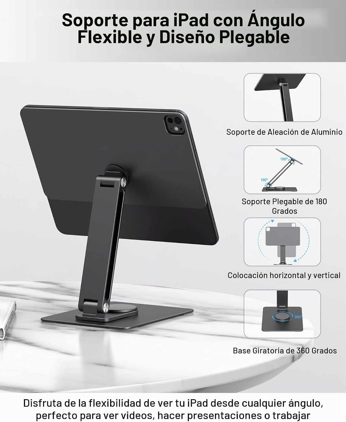 Hub de soporte magnético para iPad Pro de 13 pulgadas, estación de