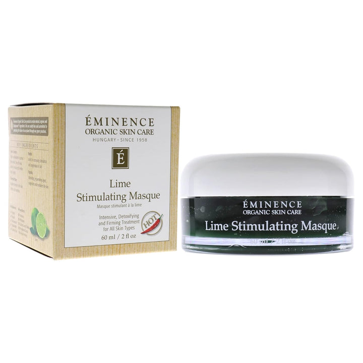 Eminence Mascarilla estimulante orgánica de lima, 2 onzas líquidas