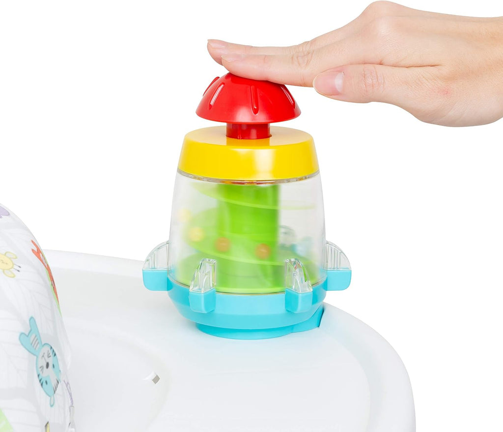 Smart Steps® Centro de actividades 3 en 1 Bounce N' Play Plus con juguetes de aprendizaje STEM, Tike Hike