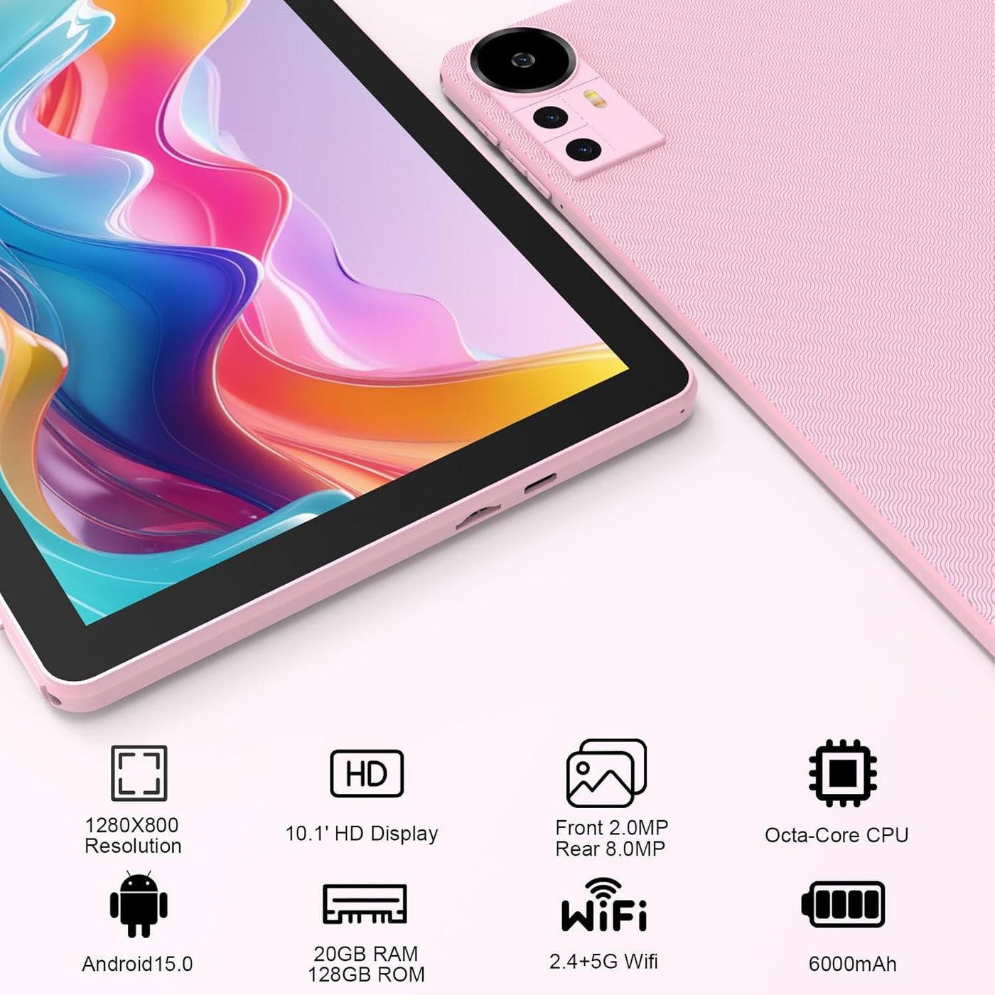 CUPEISI Tablet Android 15 de 10 pulgadas, 20 GB de RAM+128 GB de RO...