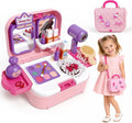 Juego de maquillaje falso para niños y niñas pequeñas de 3 a 5 a 8 años
