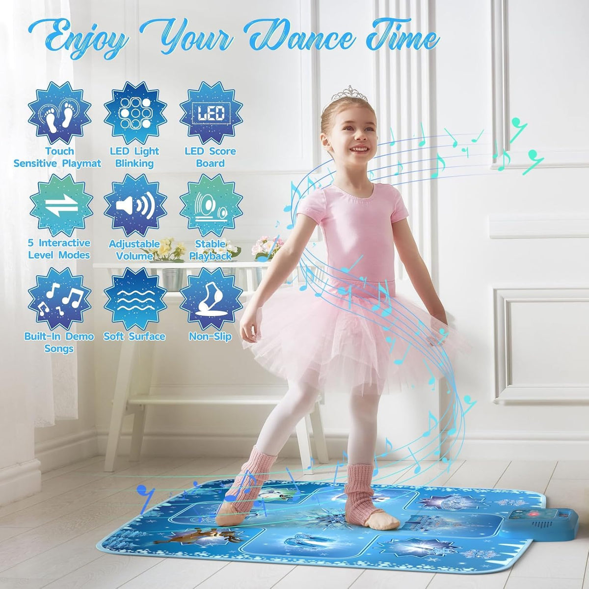 Tapete de baile de Frozen Toys para niñas de 3 a 12 años