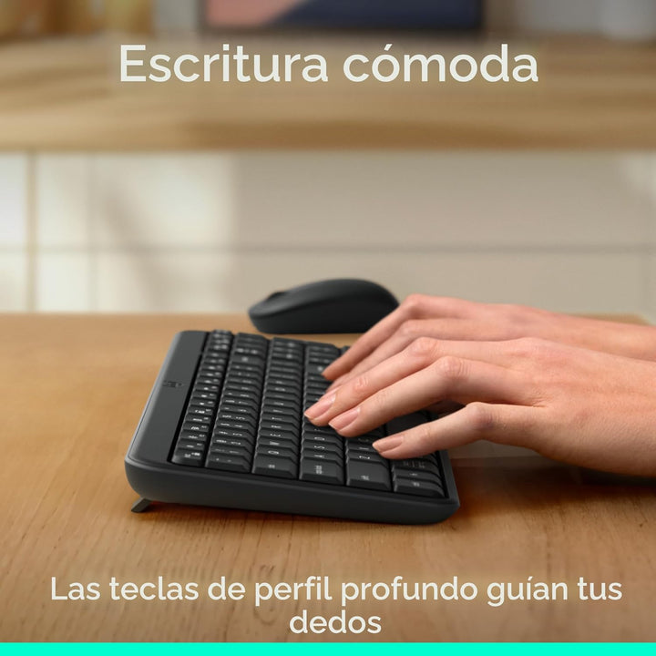 Logitech Teclado Bluetooth K250 con teclado numérico, fácil conecti...