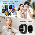 Smart Watch para Hombres 1.9" HD AMOLED AOD, DA GPT, Cara de Reloj AI